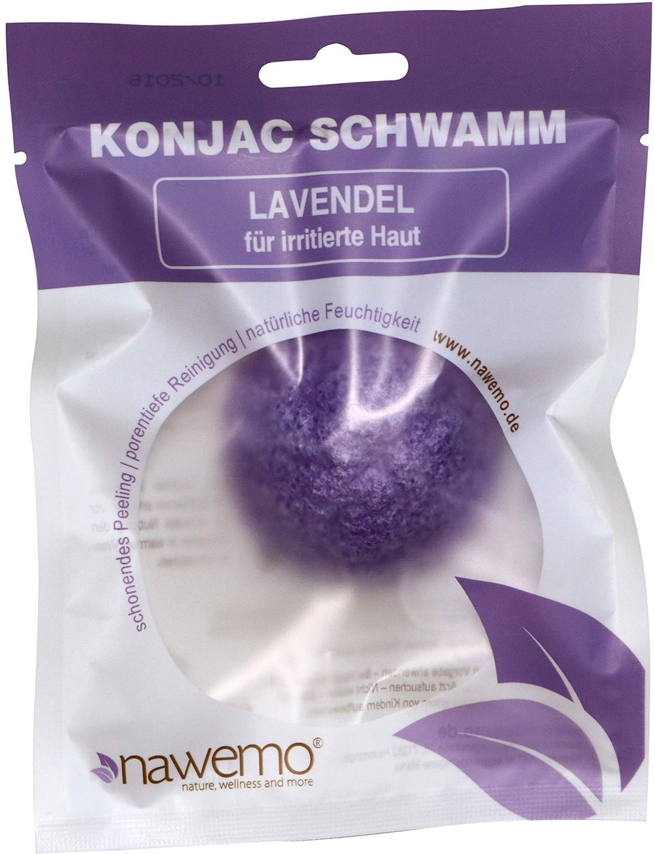 Solidchoice - Konjac Spons voor Gevoelige Huid met Lavendel