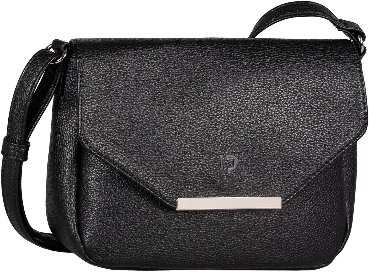 TOM TAILOR schoudertas Yadira Saddle Bag Black zwart