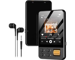 SNJY® MP3 Speler Bluetooth - MP4 Speler - Muziek Speler - 128GB - Zwart
