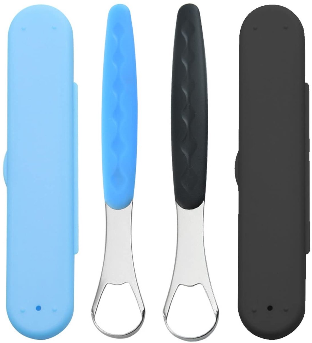 Solidchoice - Set van 2 Tongschrapers met Opbergtas