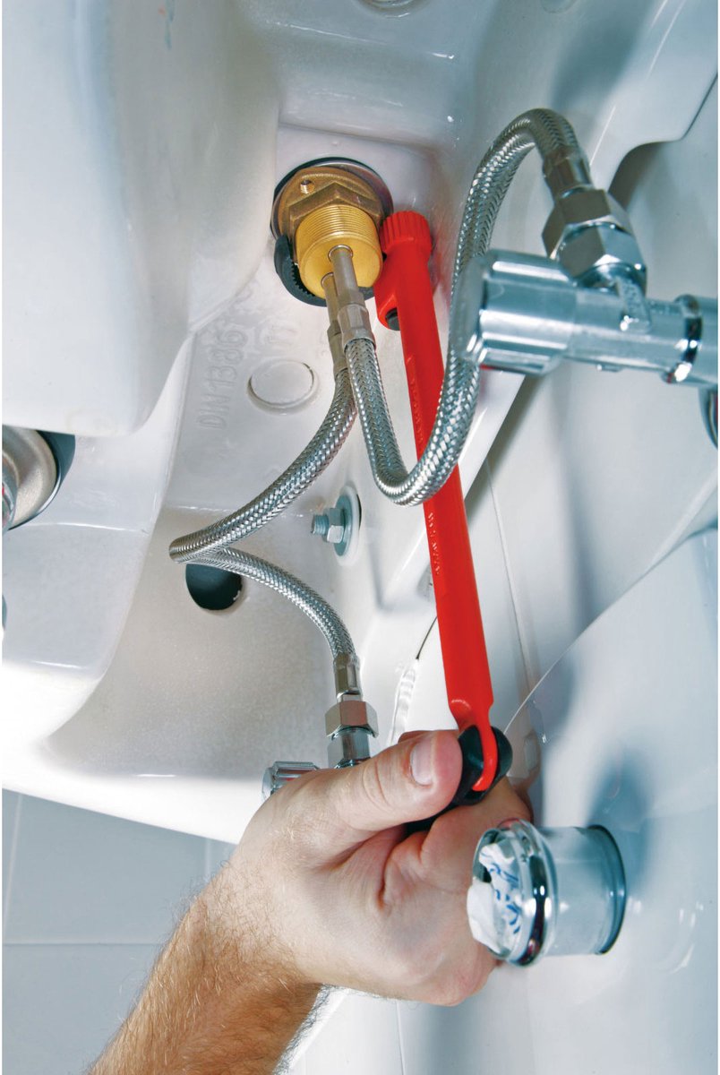 ROTHENBERGER Standkraanmoerset, SW36+47, met handvat en verlenging - 100108