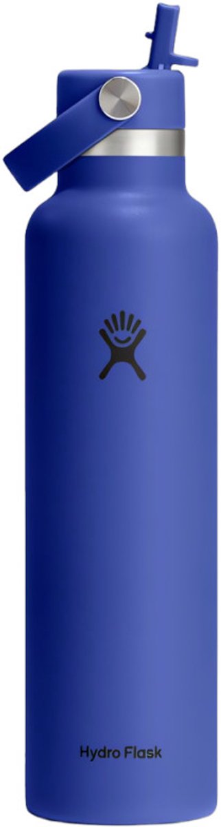 Hydro Flask Standard Mouth Flex Straw Cap Capri Blue thermosfles, 621 ml