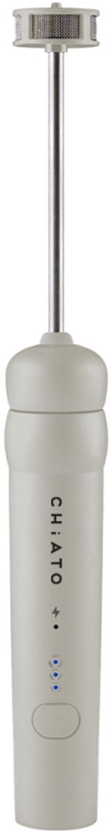 CHiATO nanoPLAY Elektrische melkopschuimer (oplaadbaar) – Crème