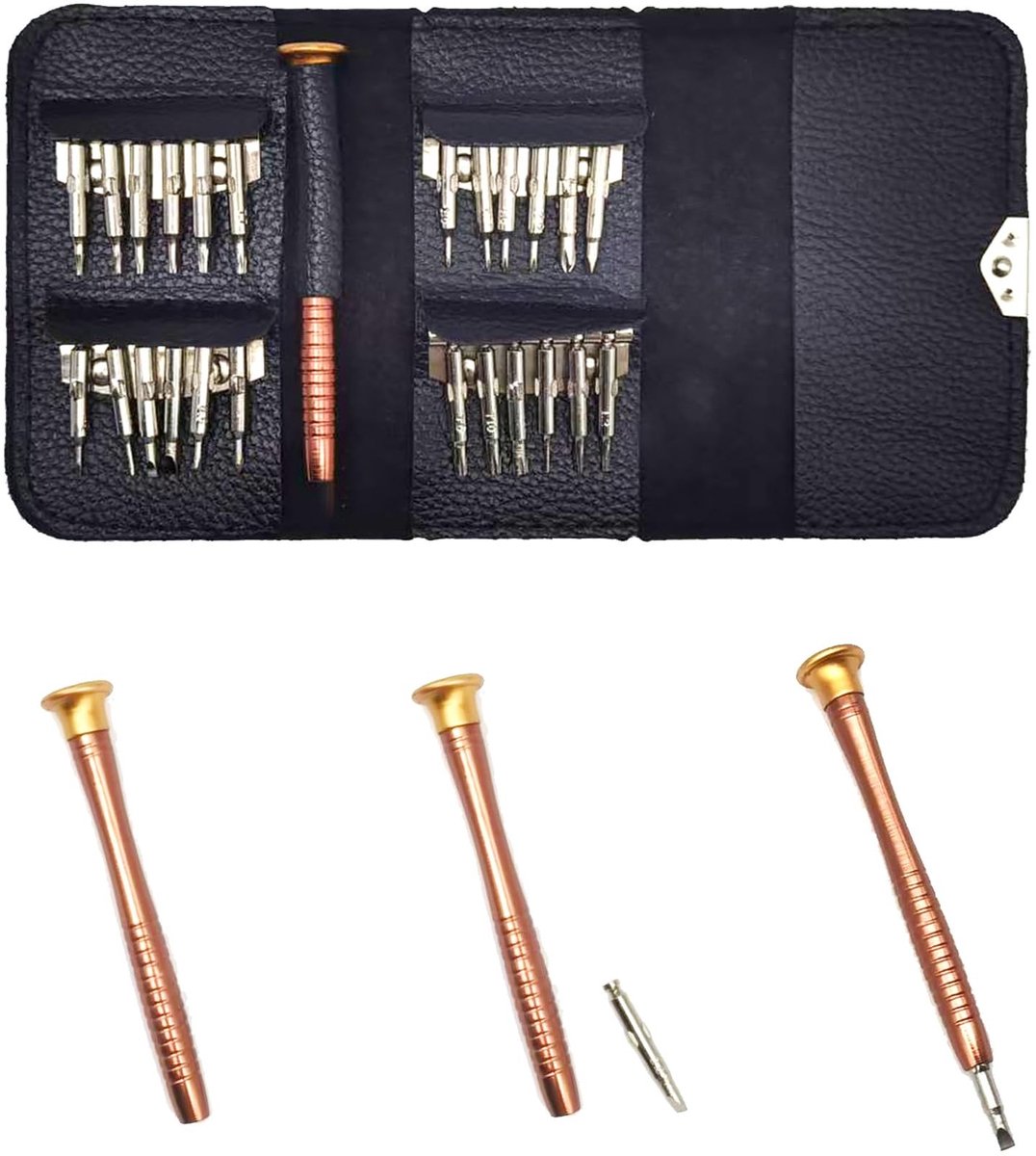 Solidchoice - 25 in 1 Precisieschroevendraaier Set voor Diverse Reparaties