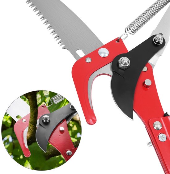 Snoeischaar Lange Steel - Takkenschaar Telescoop - Hoge Takken Snoeien - Verstelbare Lengte - 8 Meter - Niet gespecificeerd — afbeelding 2