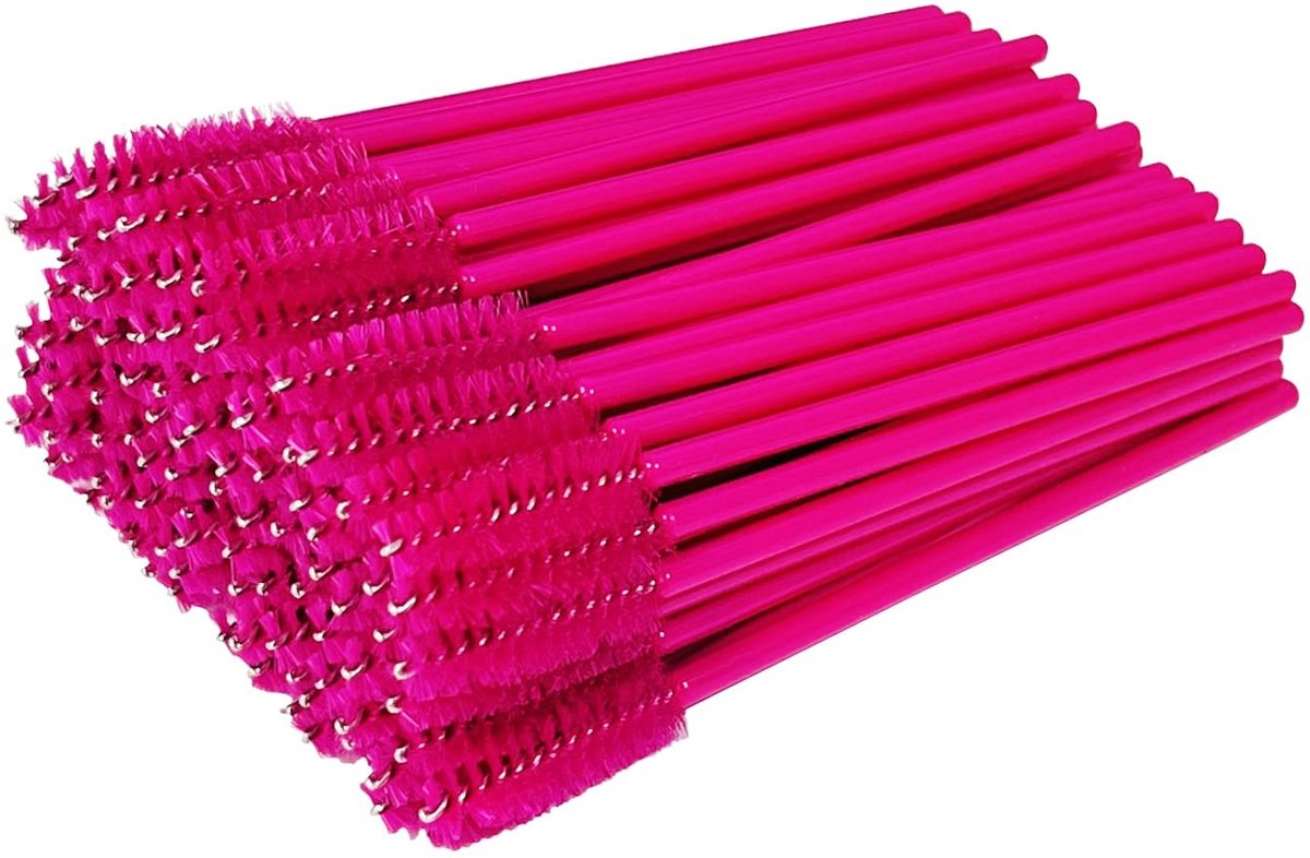 Solidchoice - 100 Stuks Wegwerp Wimper Borstels voor Make-up en Wenkbrauwen
