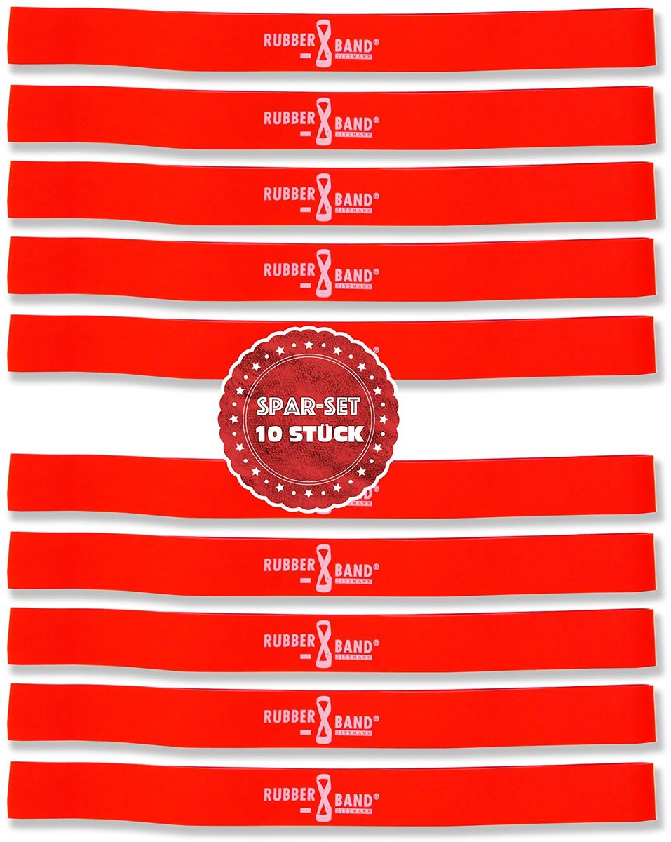 Solidchoice - 10-delige Set Rubberen Banden Medium voor Training
