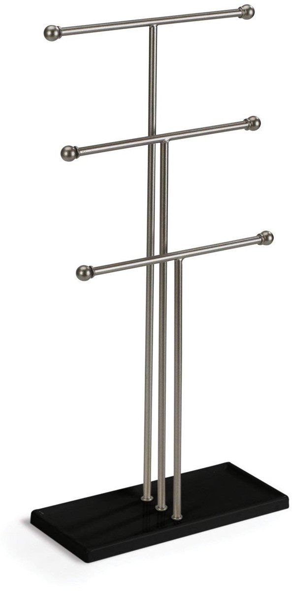 Solidchoice - Trigem Sieradenhouder, Metaal, Zwart