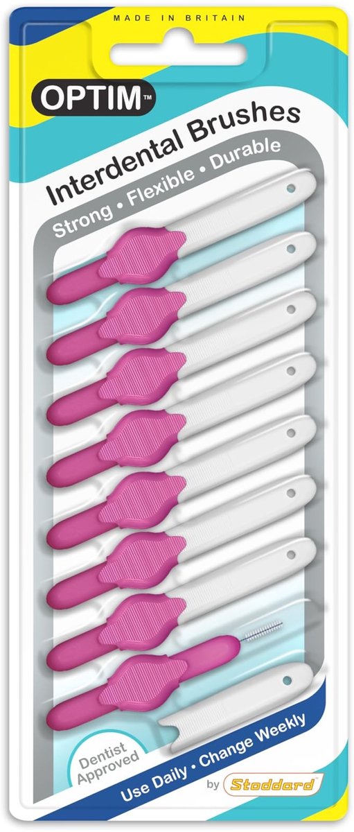 Solidchoice - Interdentale Borstels Roze 0,4 mm 8-Pack