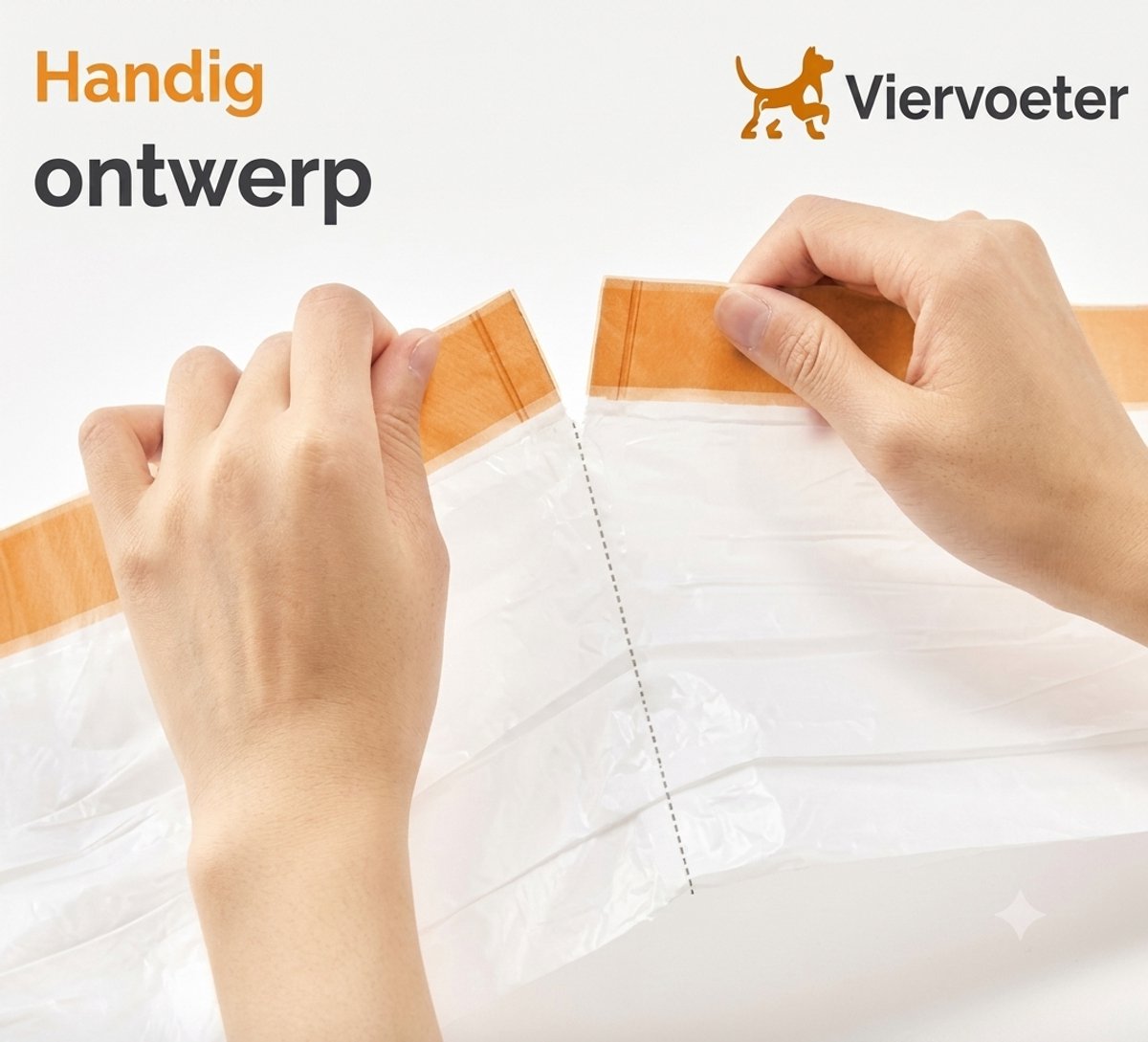 null Viervoeter 6 Rollen Kattenbakzakken - afbeelding 5