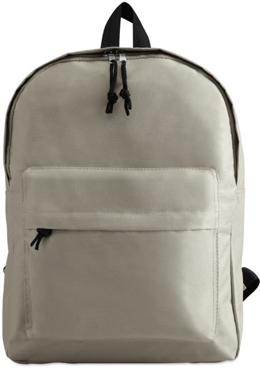Rugzak met voorvak. 600D polyester Grijs