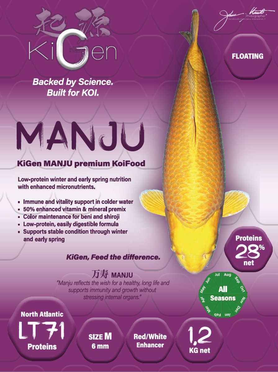 KiGen Koivoer MANJU premium 6mm 1,2Kg