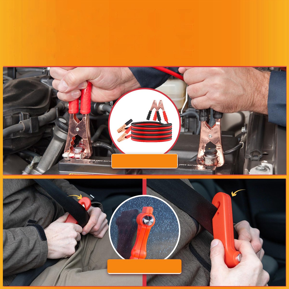 Autoveiligheidsset – EHBO-set voor in de auto - 10-delige set – foto 5