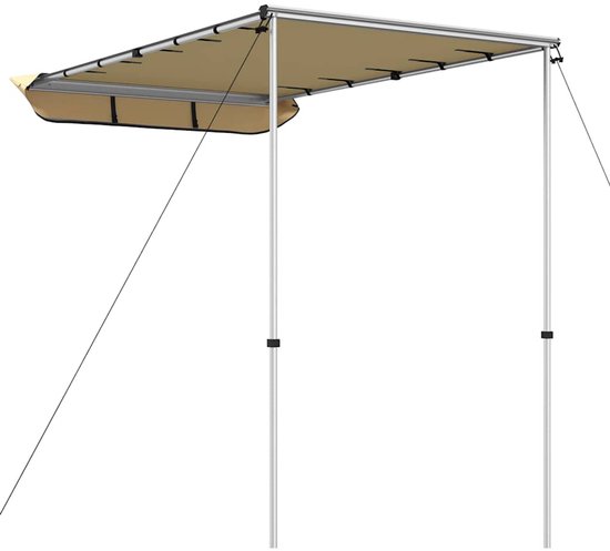 vidaXL Luifel voor camper en caravan 1.8x2.5x2.15 m beige van Vidaxl — afbeelding 5