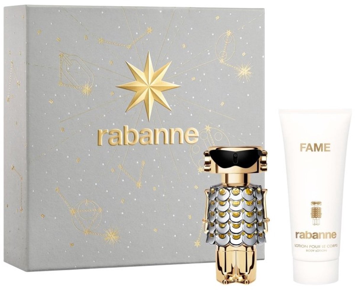 Paco Rabanne Fame Giftset - 50 ml eau de parfum spray + 100 ml bodylotion - cadeauset voor dames