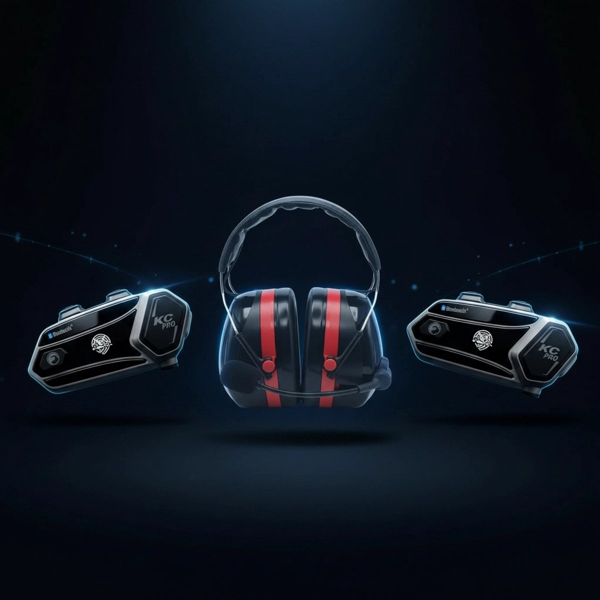 KartComms Starter Kit – Karting Communicatie Set met 2 Modules, Pro Headset