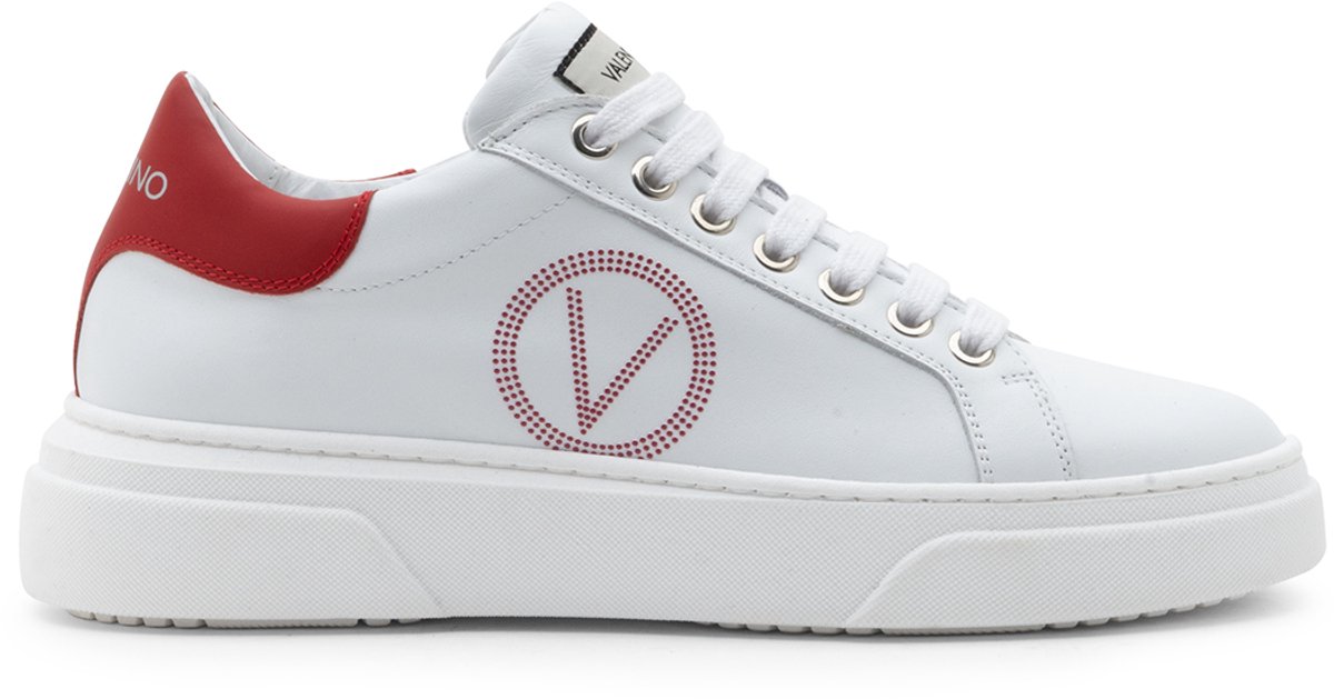 VALENTINO STAN S Dames Sneaker Maat 39 - Wit / Rood