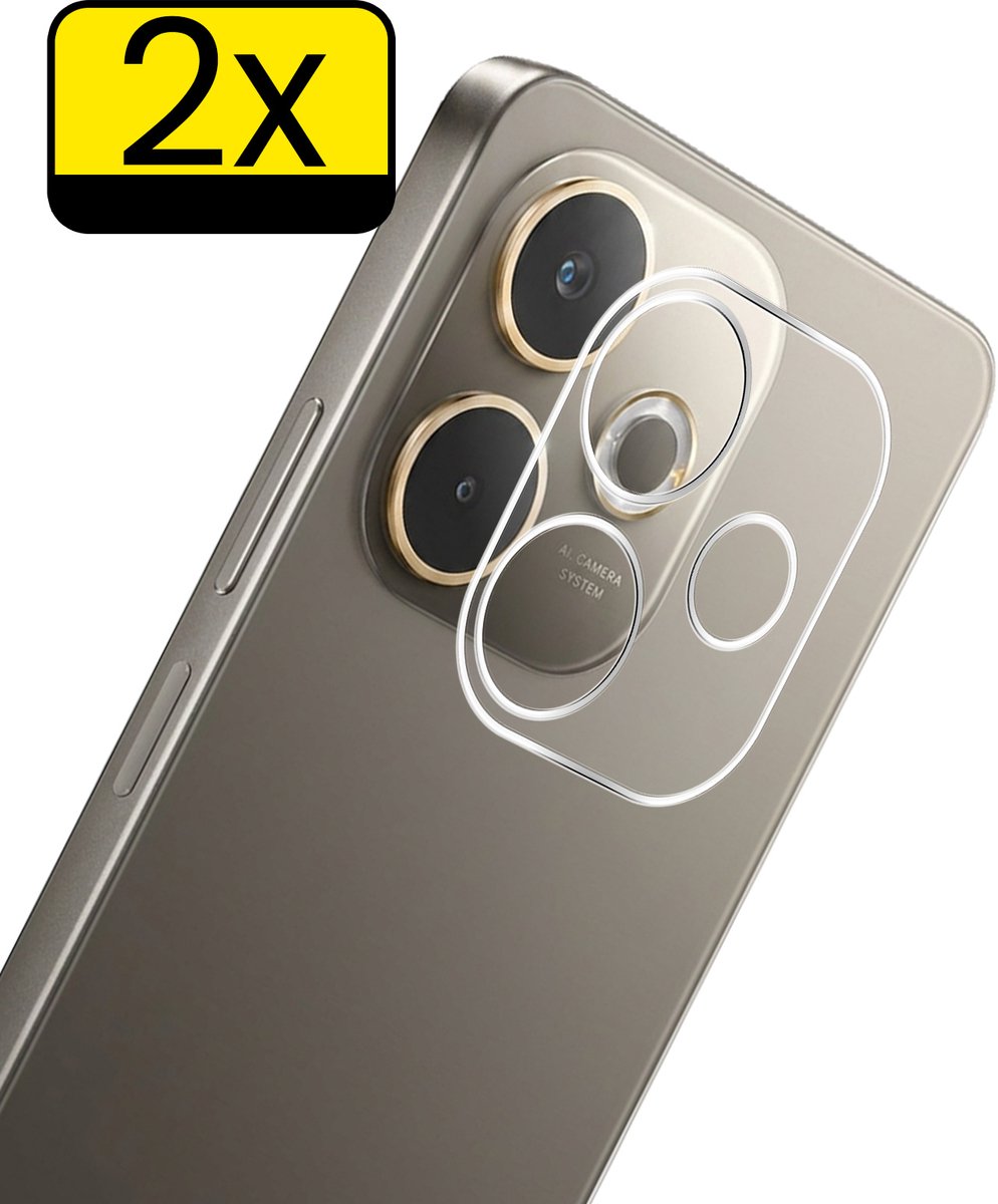 Camera Lens Protector - Geschikt voor OPPO A5 Pro - 2 Stuks - Camera Screenprotector - Beschermglas - Gehard Glas - Tempered Glass - Screen Protector