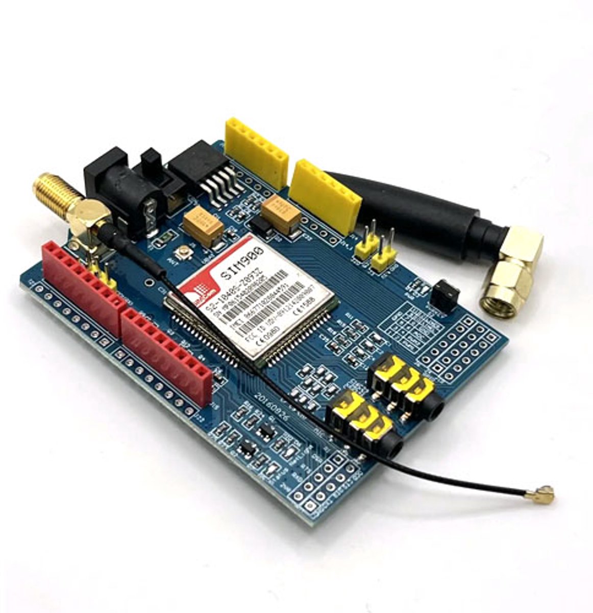 GSM/GPRS Shield Quad Band SIMCOM SIM900 geschikt voor Arduino