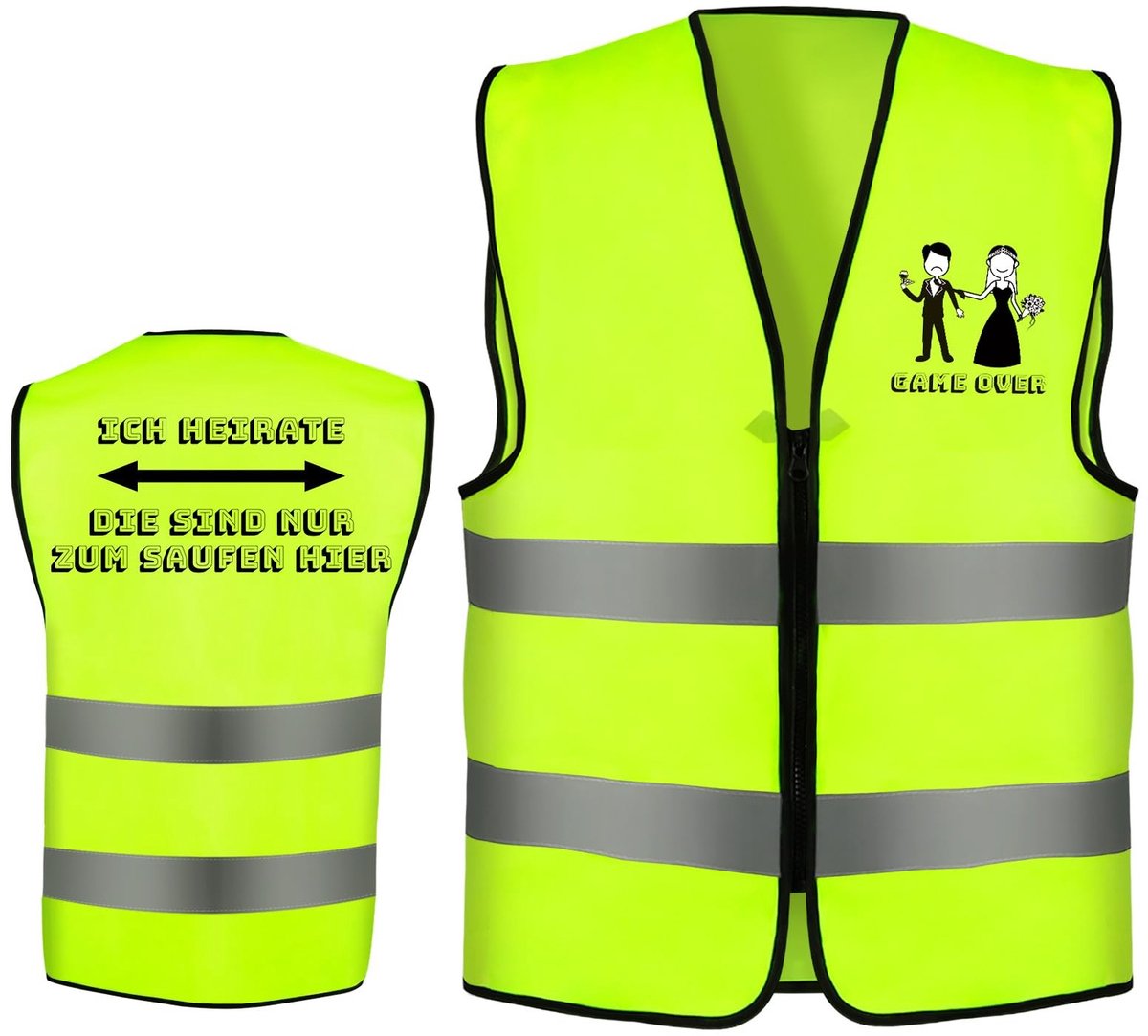Solidchoice - Fluorescerend Groene Kostuum voor Vrijgezellenfeesten