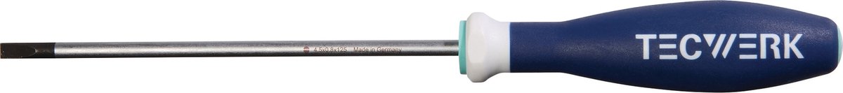 Schroevendraaier Snijkant-B.4,5mm Klingen-L.125mm 3K-Handgreep Rondbl.TECWERK