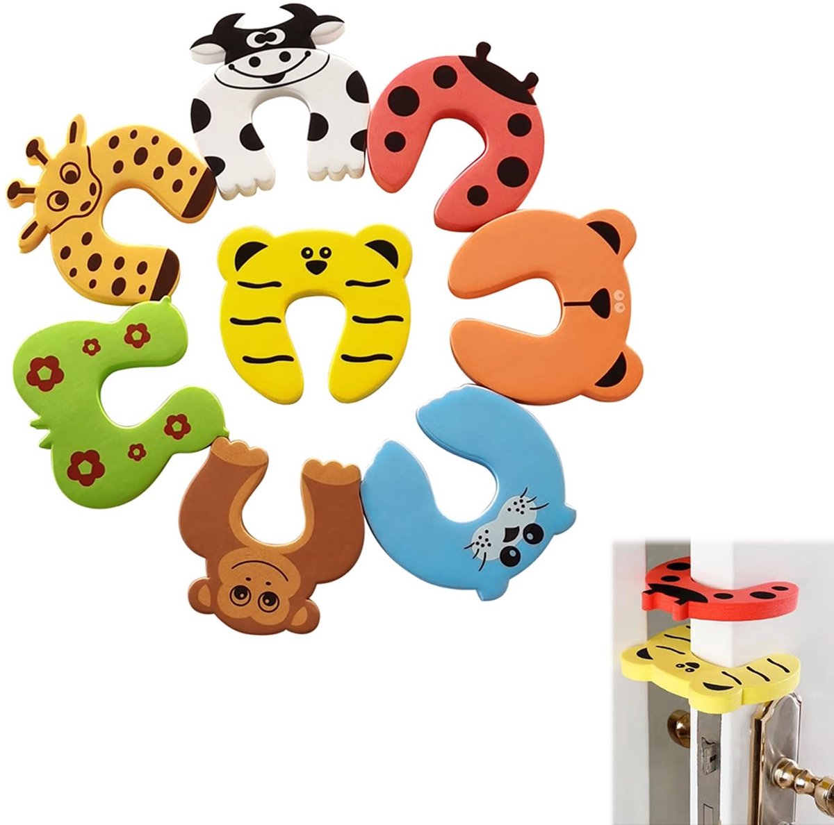 Solidchoice - Schuim Deurstopper voor Kinderen in Dierenvorm