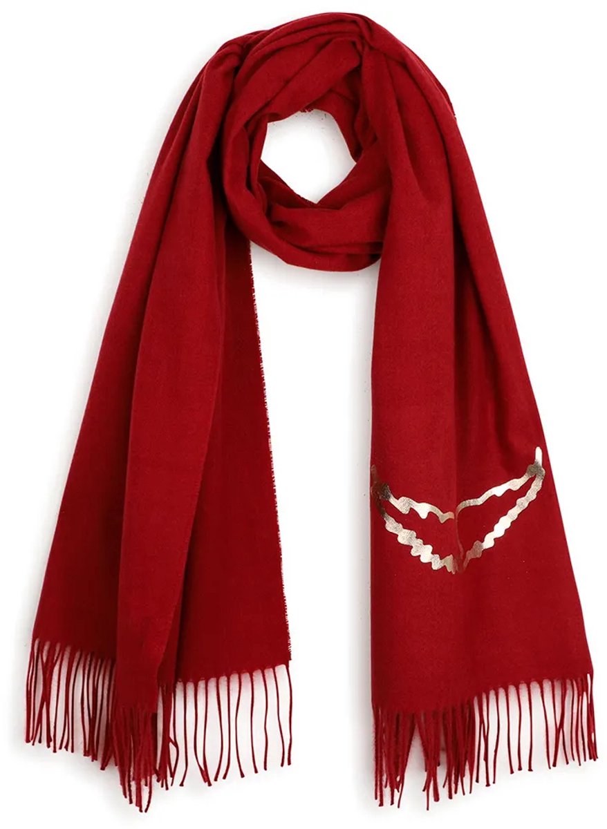 Zadig & Voltaire X60878 Sjaal Rood
