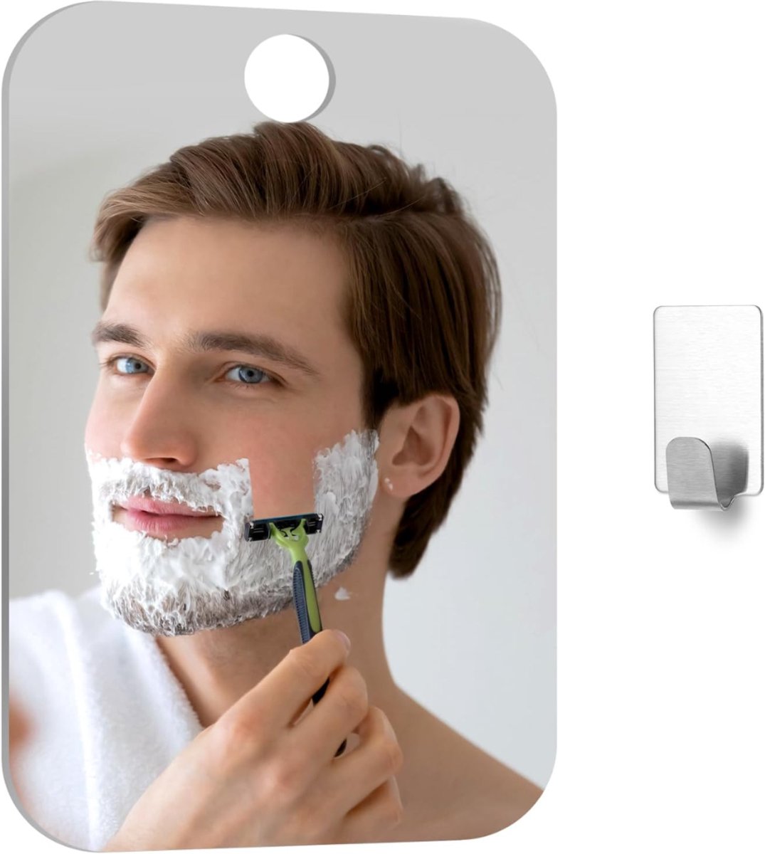 ZRNS® Scheerspiegel Wandmodel - Wandspiegel Scheren - Badkamerspiegel - Makeup Spiegel - Anti Condens