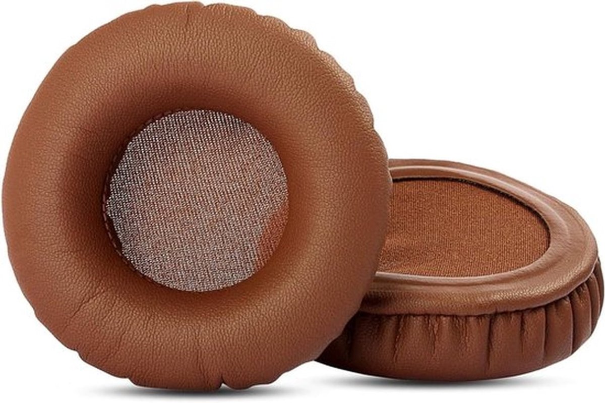 Vervangende Oorkussens voor Draadloze Hoofdtelefoons - Hoogwaardige Geluidsisolatie en Comfortabele Geheugenfoam (Bruin)