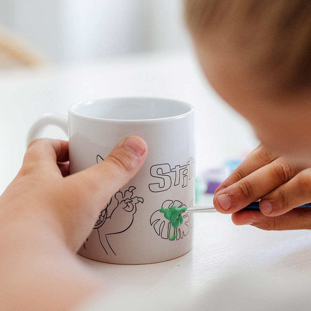 PAW Patrol speelgoed Totum Inkleur beker mok beschilderen - knutselen keramiek incl. verf en penseel creatief speelgoed cadeau jongens en meisjes vanaf 4 jaar — cadeau in Spellen & Speelgoed - foto 6