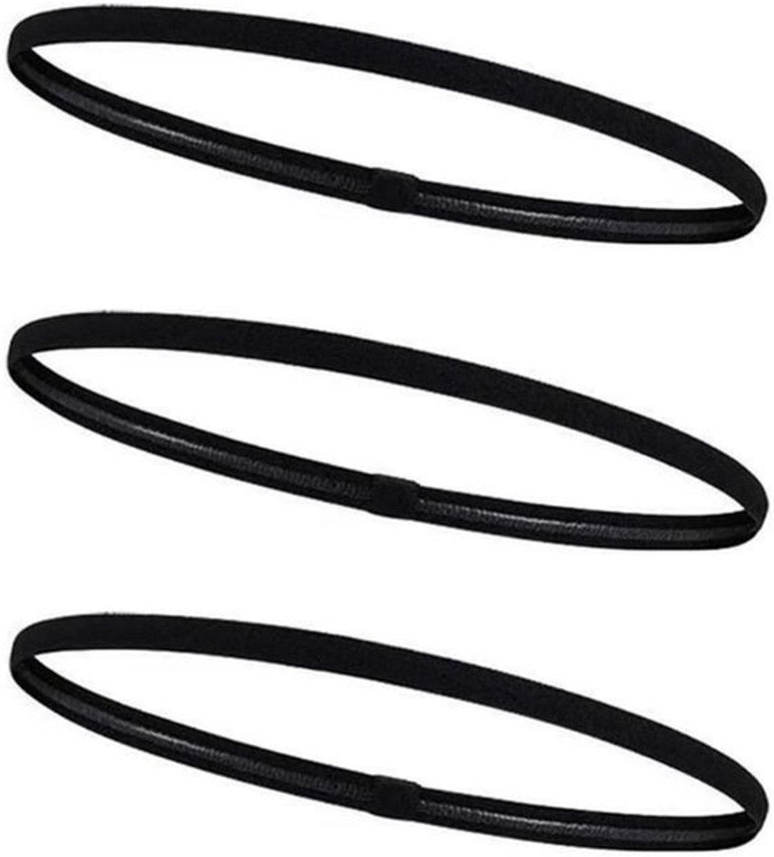 Set van 3 Sportieve Hoofdbanden voor Mannen, Jongens en Kinderen - Antislip, Comfortabel en Ademend