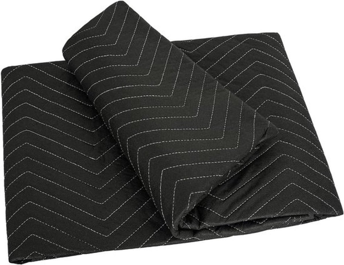 Verhuisdekens met vulling 72x40" - Zware kwaliteit gewatteerde dekens voor meubels, veilig verpakken en verzenden, ideaal voor verhuizingen en bescherming