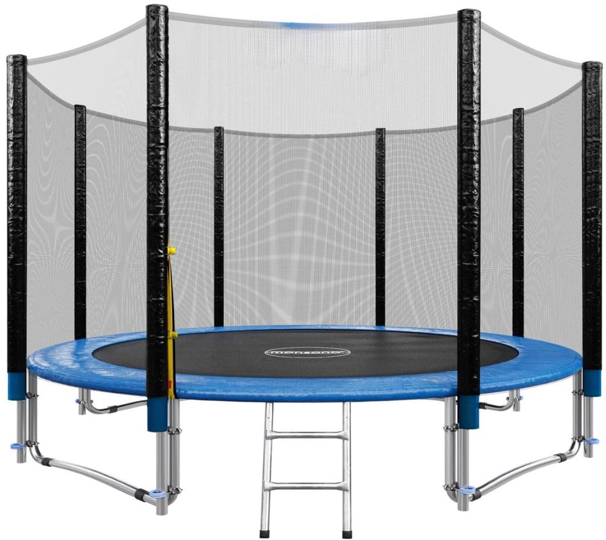 NIVA® Trampoline - Mini Trampoline - Fitness Trampoline - Zwart - 427cm x 110cm x 180cm