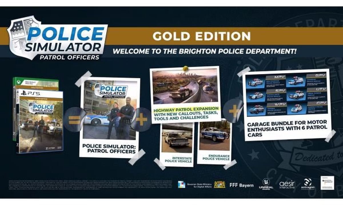 MICROIDS – Gold – Police Simulator – Xbox Series X – Patrol