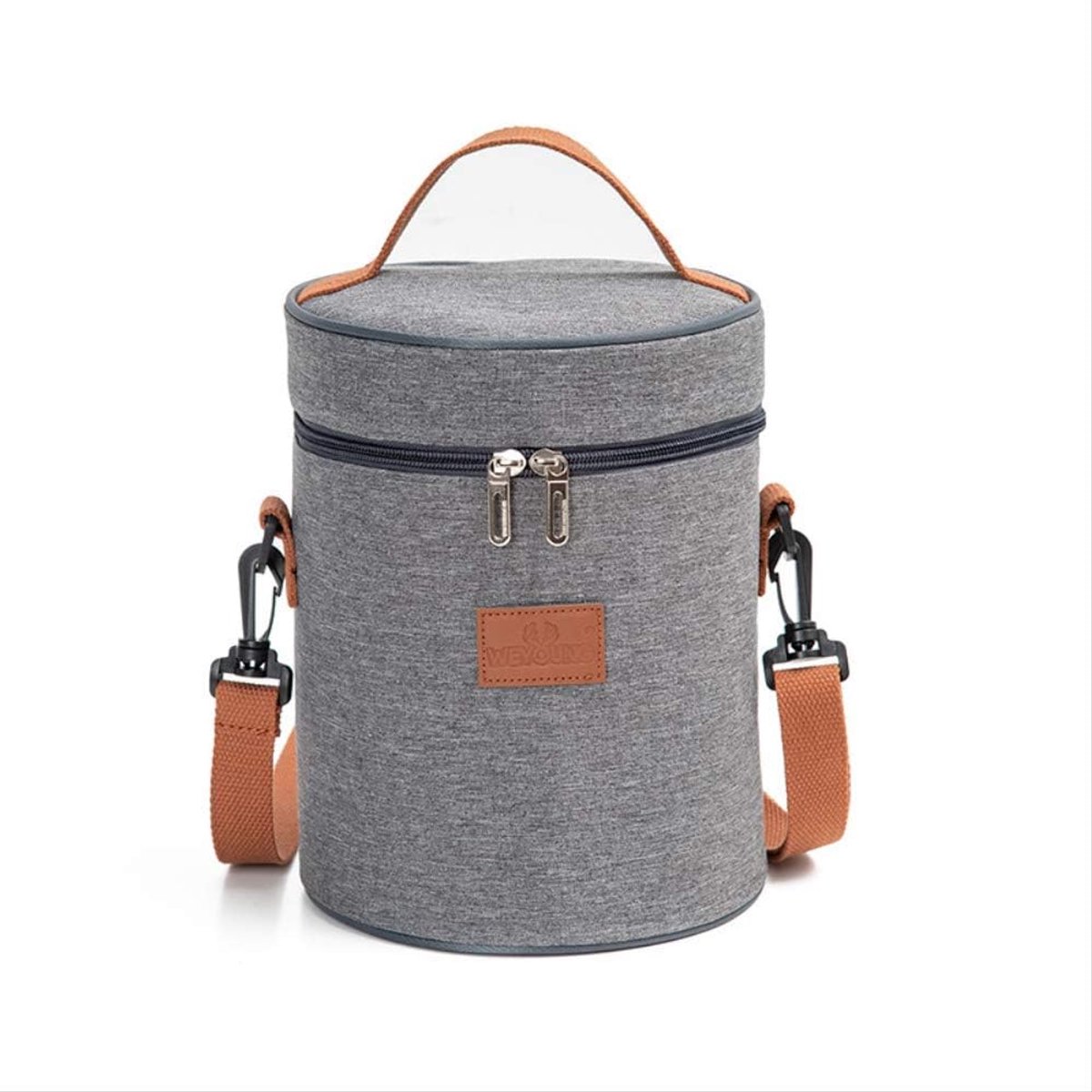 Lunchbox Backpack Freezer Thickened Drums, Then When The Bag Oxford Cloth Lunch Box Cylinder Insulation Bag Custom Ice - ShopVlot