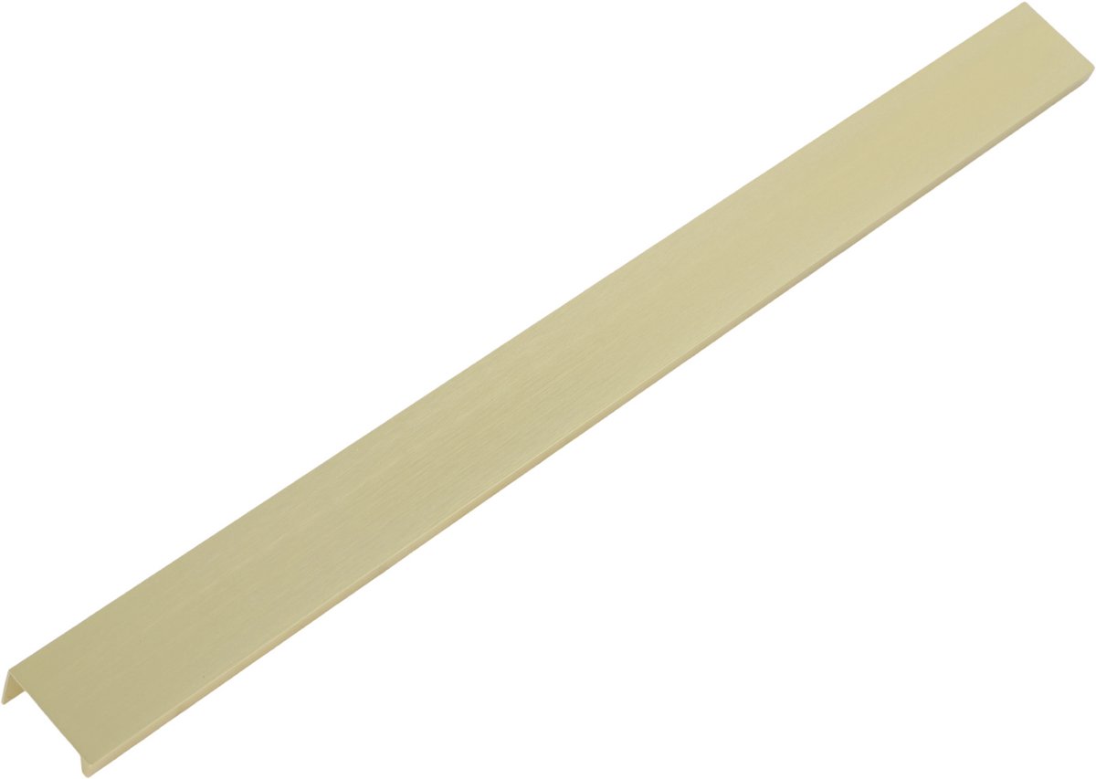 Meubelprofielgreep Siena mat goud 400mm - Boorafstand 320mm