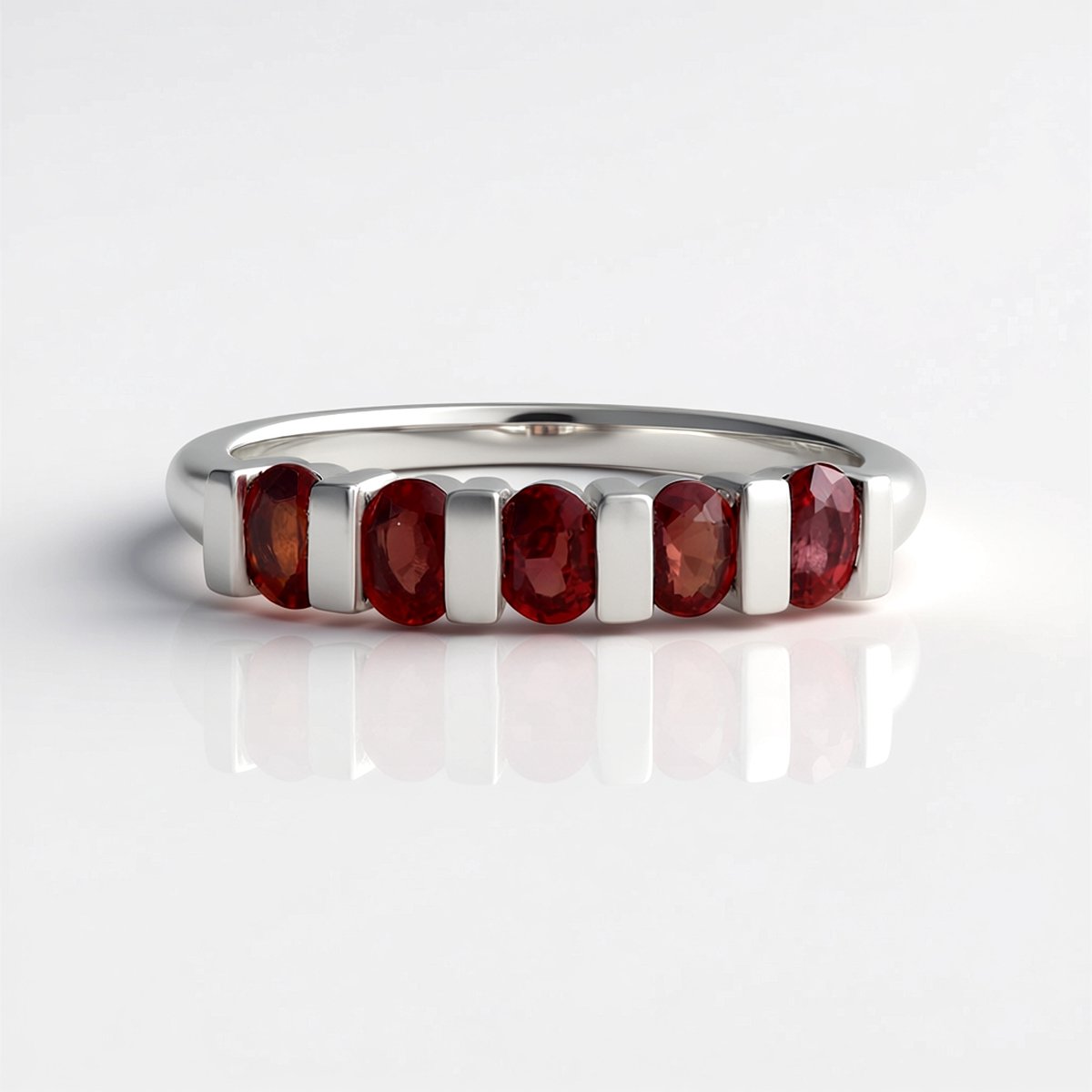 Cavill - Zilveren Ring 925 Sterling Zilver Verguld - 0,99 ct Tanzaniaanse Robijn Ovaal Geslepen - Elegante Damesring Speciale Gelegenheden