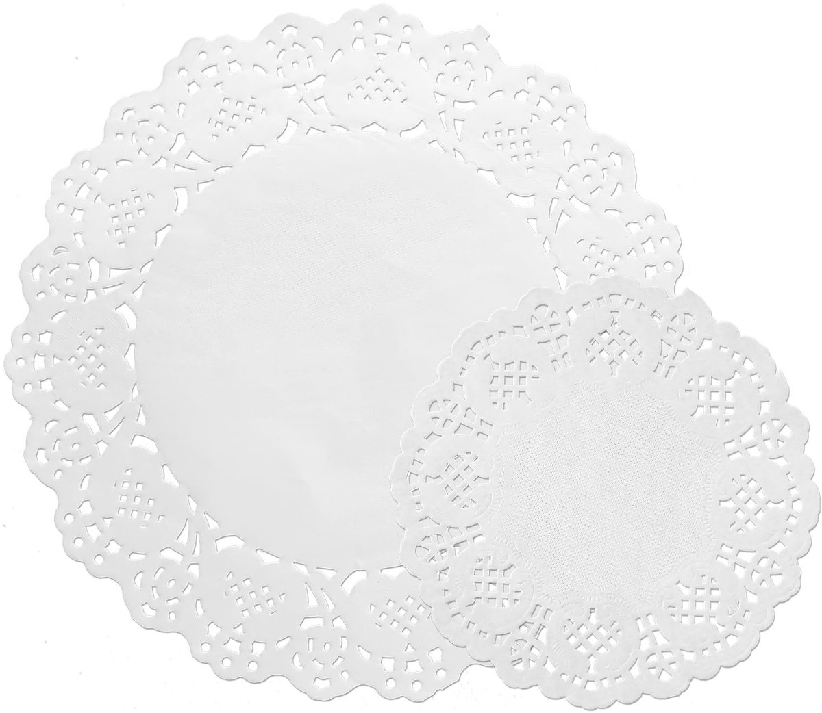Solidchoice - 100 Stuks Wegwerp Kant Papieren Doilies
