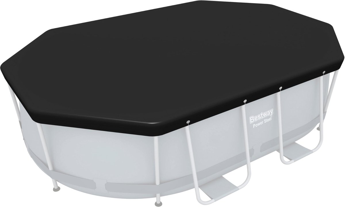 Solidchoice - Ovale Zwembadafdekking voor Bovengrondse Zwembaden 3.05m x 2.00m