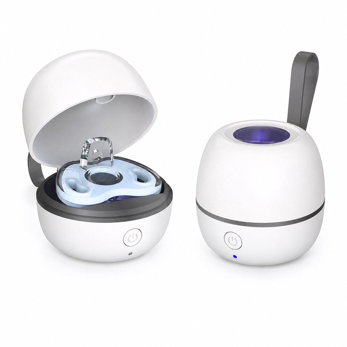 JOYNEXTBUY - Draagbare Fopspeen Desinfectiebox – Sterilisator – Oplaadbare Fopspeen Reiniger – Reinigt in 180 Seconden – Compact