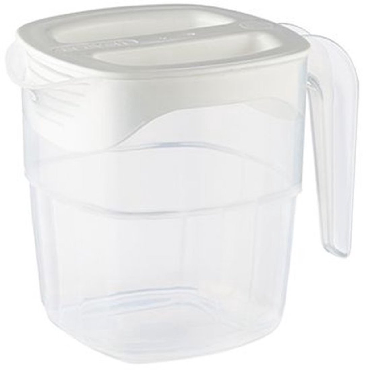 Schenkkan 1l Pp Stapelbaar Met Deksel 16,7x11,9xh13cm