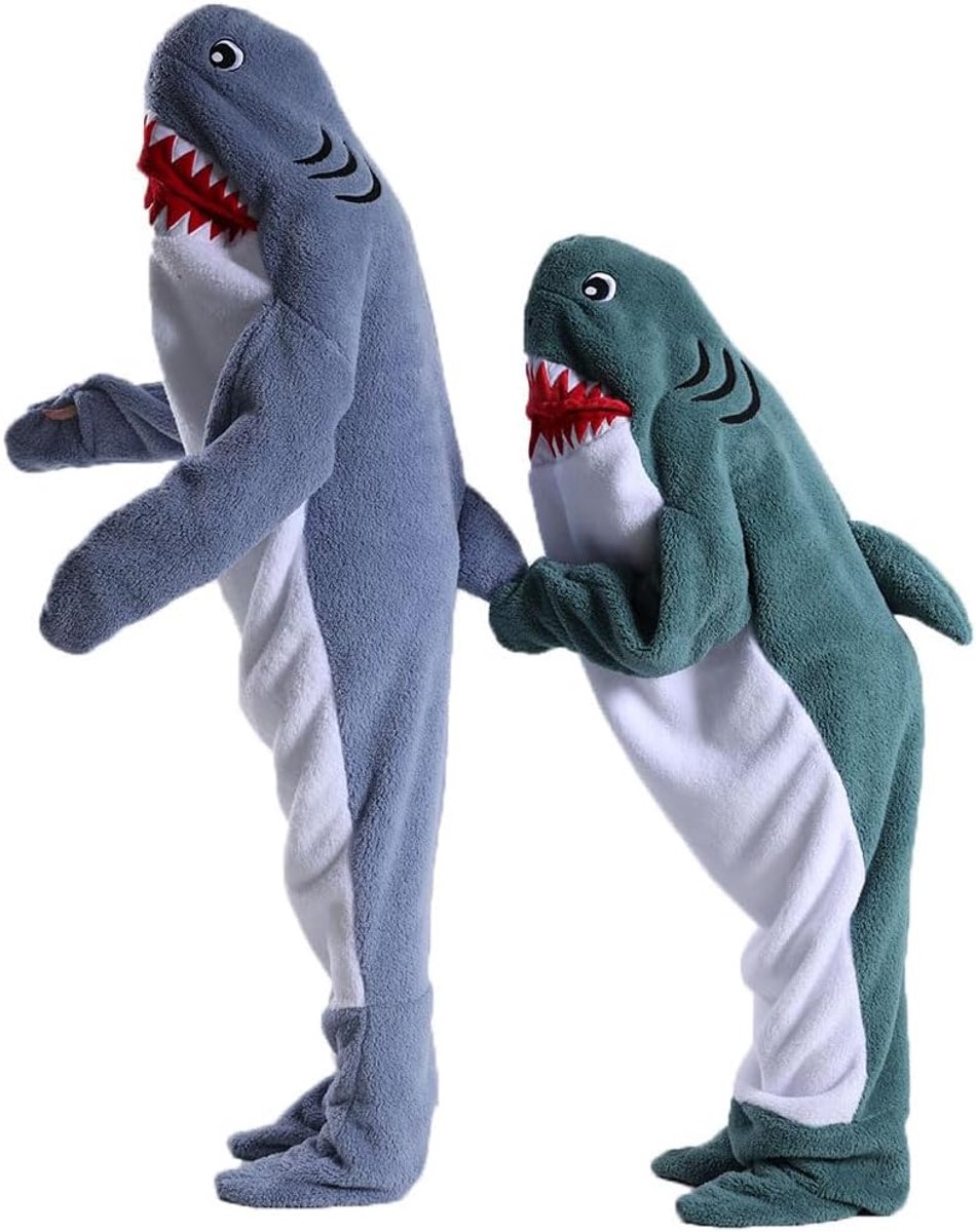 Draagbare Haai Deken - Superzacht en Cozy - Cosplay Kostuum - Perfect voor Slapen - SnelShoppen