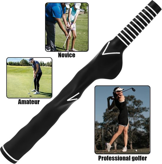 Golftrainingsgrip voor Linkshandigen - Antislip Swingtrainer Oefenhulp - Mannen Vrouwen Beginners Amateur Professionals — afbeelding 4