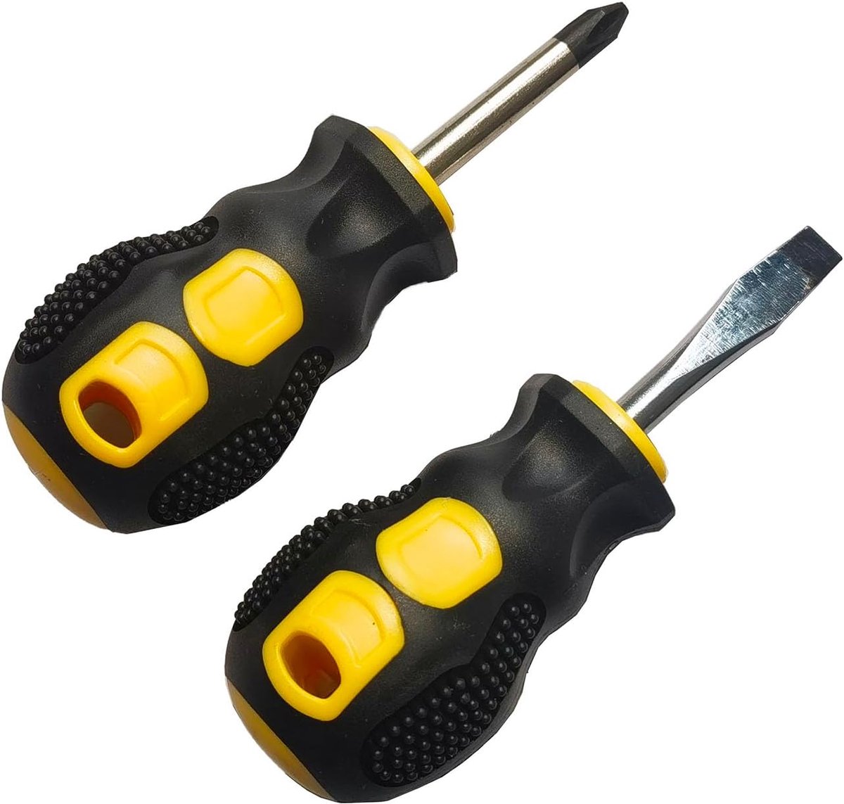 Schroevendraaiers set - 2-delige set - chrome vanadium staal - ideaal voor DIY reparaties - SnelShoppen