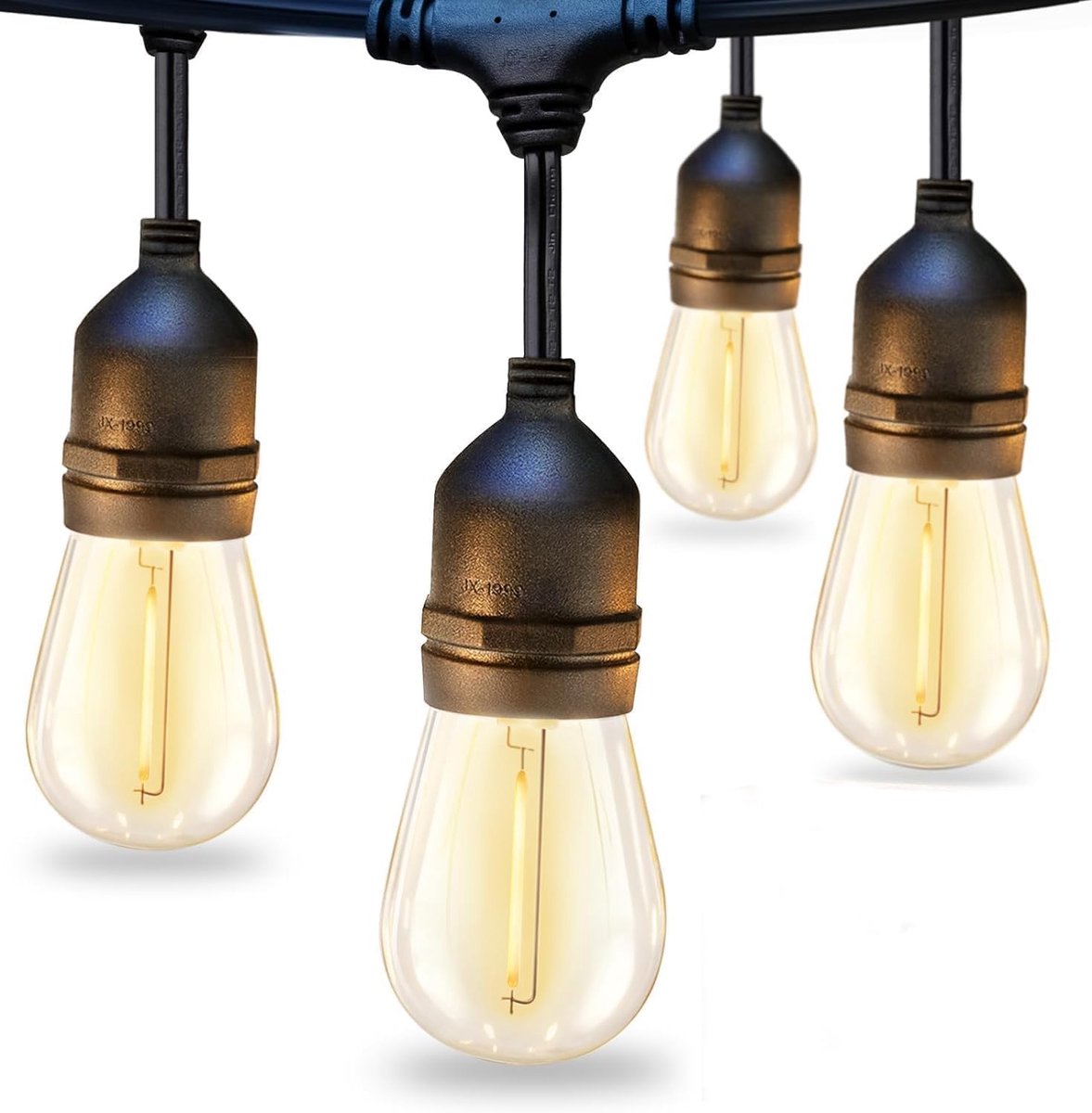 Buitenverlichting S14 1W 39m - onbreekbaar - sfeervol - perfect voor tuinfeesten - SnelShoppen
