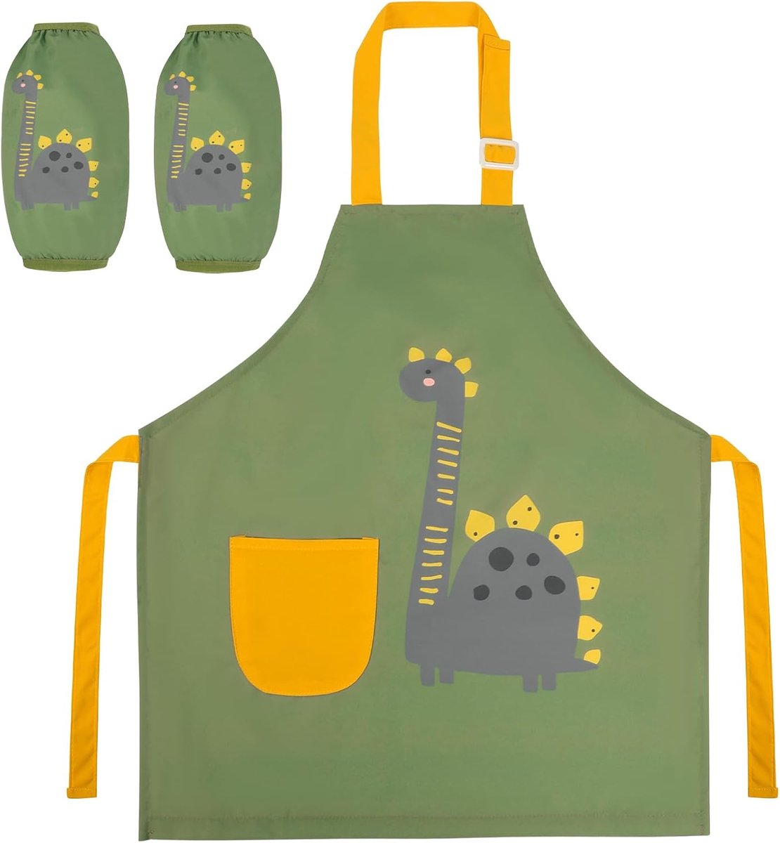 Schilderschort kinderen 110-135 cm - waterdicht met 2 mouwen - verstelbare schouderbanden - ideaal voor schilderen - SnelShoppen