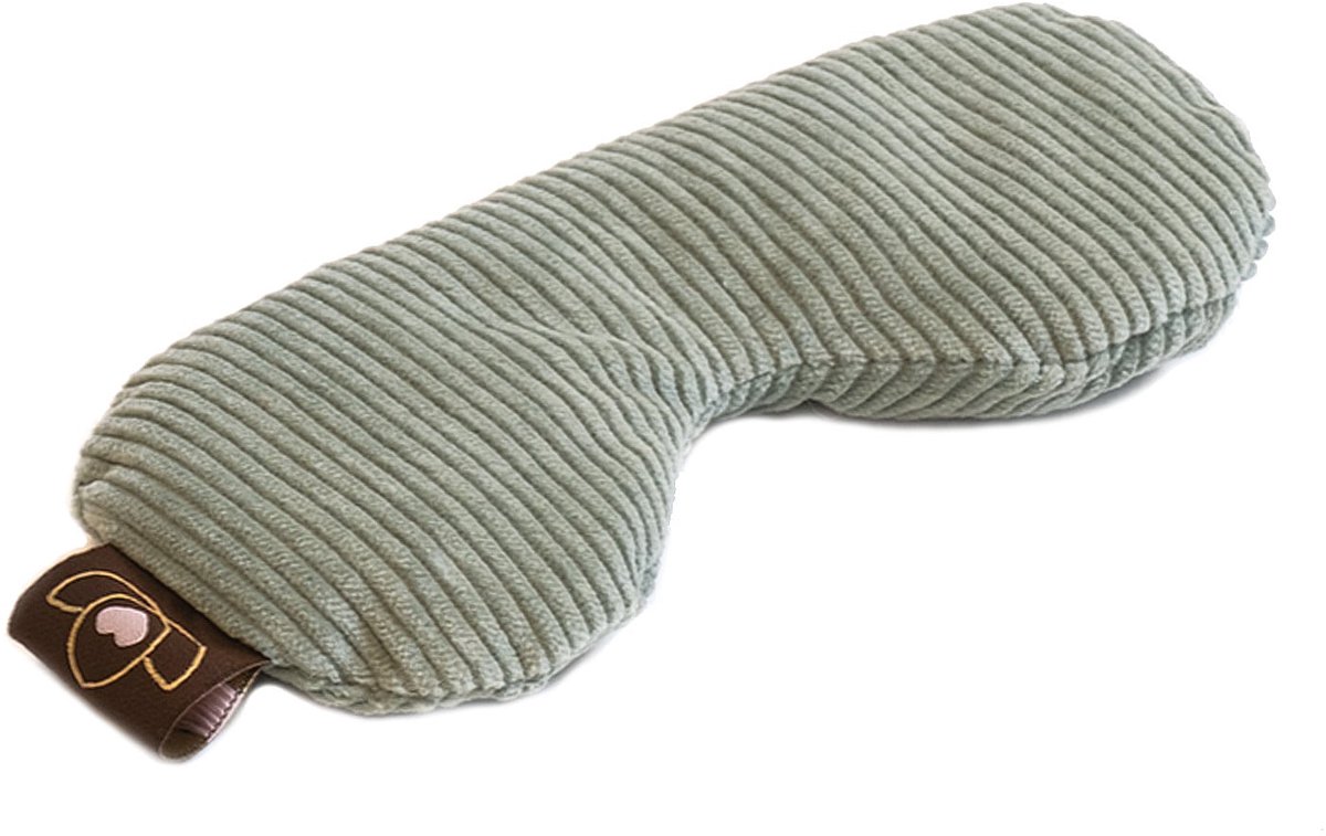 Oogkussen rib lavendel gevormd asgroen eco - Lotus