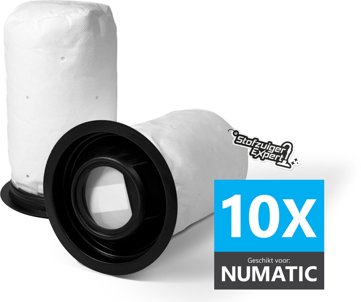 10x Pods Stofzuigerzakken Geschikt voor Numatic Henry Quick & Hetty Quick