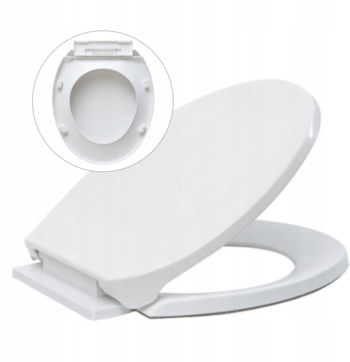 Markless Toiletbril Universeel Wit Softclose - Gemakkelijk schoon te maken