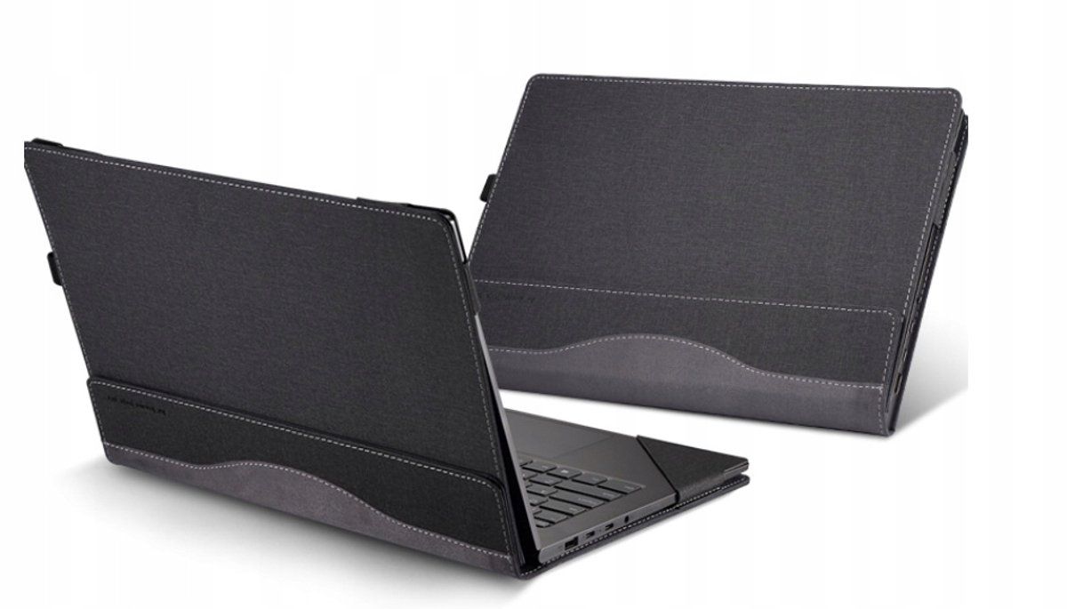 Beschermhoes voor 13.3 inch laptop - Grijs/Blauw